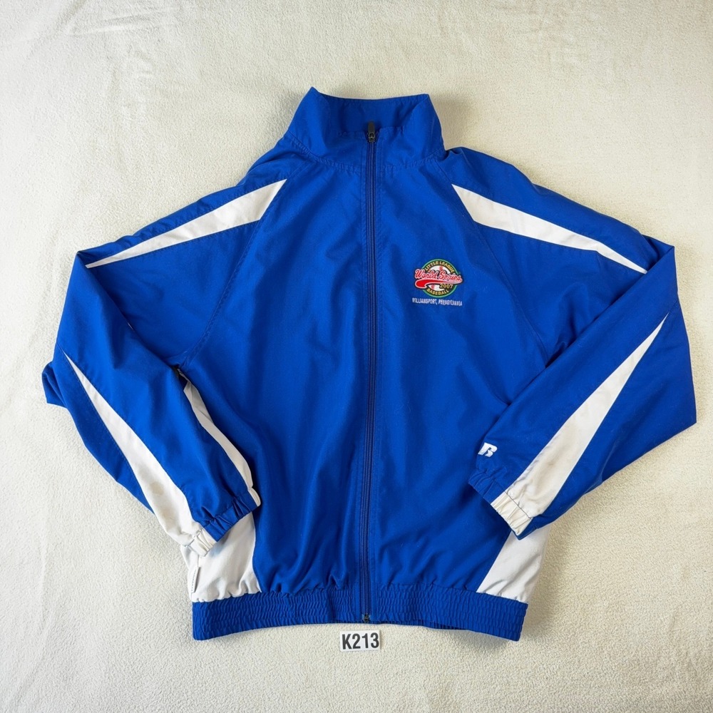 Russell Athletic Little League World Series 2007 Track Jacket Blue Youth Small